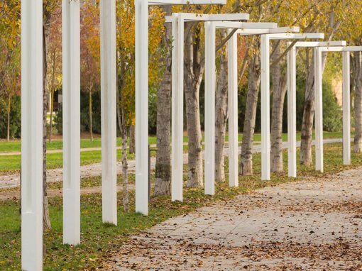 Rehabilitación de las columnas de Sant Cugat